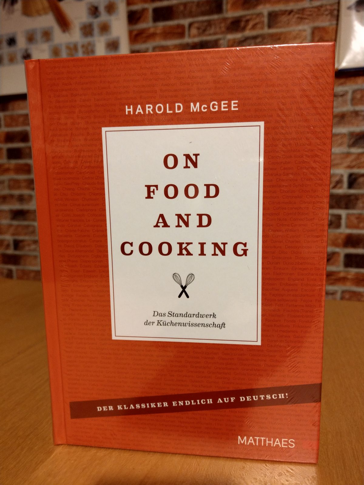 #Kochbuch-Kauf: „On Food and Cooking“ von Harold McGee